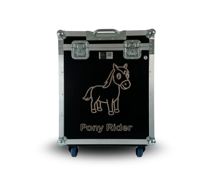 Paka jeździecka Pony Rider - Klasyczna czerń | Cavlux; Saddle box Pony Rider - Classic Black | Cavlux; Sattelschrank Pony Rider - Klassisches Schwarz | Cavlux