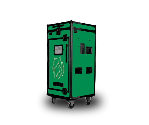 Paka jeździecka Junior Rider - Leśna zieleń | Cavlux; Saddle box Junior Rider - Forest Green | Cavlux; Sattelschrank Junior Rider - Waldgrün | Cavlux