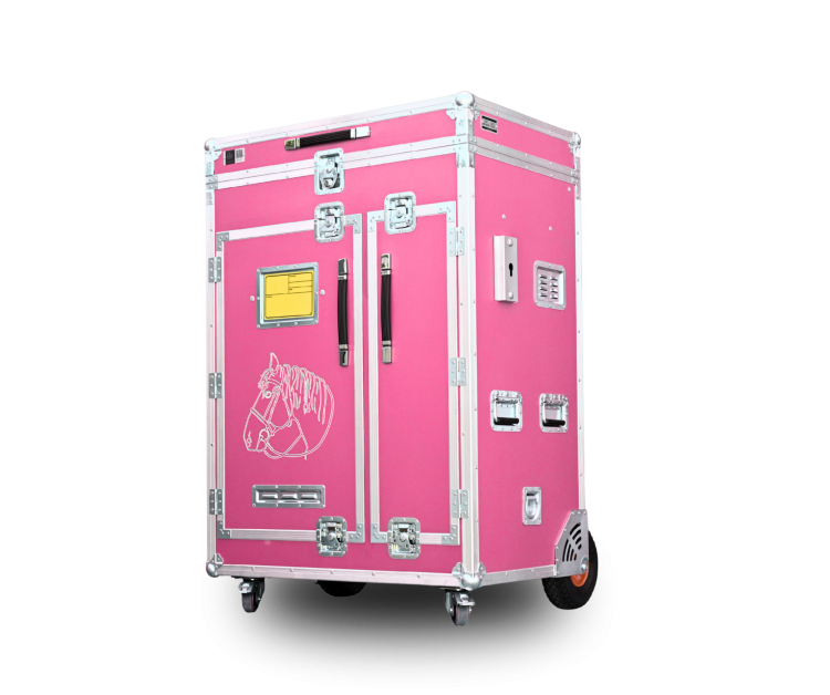 Paka jeździecka Superior Rider - Radosny róż | Cavlux; Saddle box Superior Rider - Pink Blossom | Cavlux; Sattelschrank Superior Rider - Rosenrosa | Cavlux