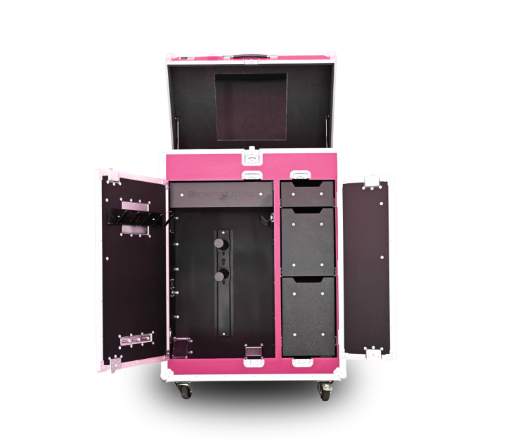 Paka jeździecka Superior Rider - Radosny róż | Cavlux; Saddle box Superior Rider - Pink Blossom | Cavlux; Sattelschrank Superior Rider - Rosenrosa | Cavlux