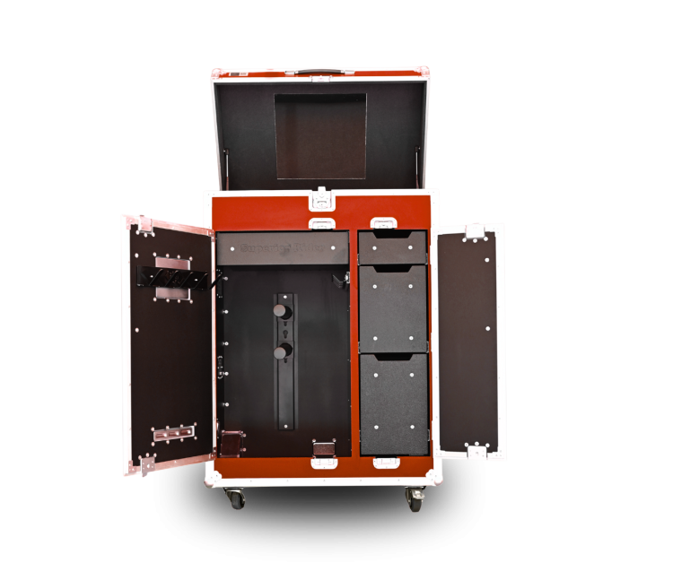 Paka jeździecka Superior Rider - Klasyczna czerwień | Cavlux; Saddle box Superior Rider - Cherry Red | Cavlux; Sattelschrank Superior Rider - Klassisches Rot | Cavlux