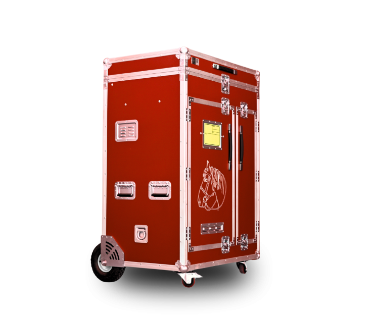 Paka jeździecka Superior Rider - Klasyczna czerwień | Cavlux; Saddle box Superior Rider - Cherry Red | Cavlux; Sattelschrank Superior Rider - Klassisches Rot | Cavlux