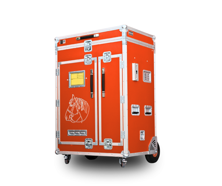 Paka jeździecka Superior Rider - Owocowy pomarańcz | Cavlux; Saddle box Superior Rider - Mango Twist | Cavlux; Sattelschrank Superior Rider - Mango-Orange | Cavlux