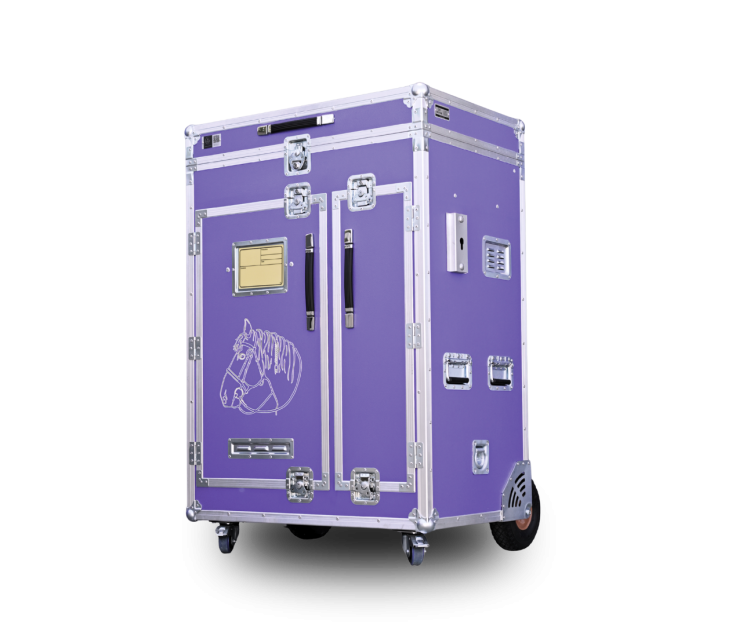 Paka jeździecka Superior Rider - Lawendowy fiolet | Cavlux;  Saddle box Superior Rider - Lavender Purple | Cavlux; Sattelschrank Superior Rider - Lavendelviolett | Cavlux