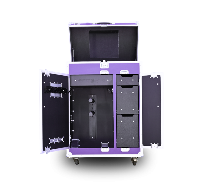 Paka jeździecka Superior Rider - Lawendowy fiolet | Cavlux;  Saddle box Superior Rider - Lavender Purple | Cavlux; Sattelschrank Superior Rider - Lavendelviolett | Cavlux