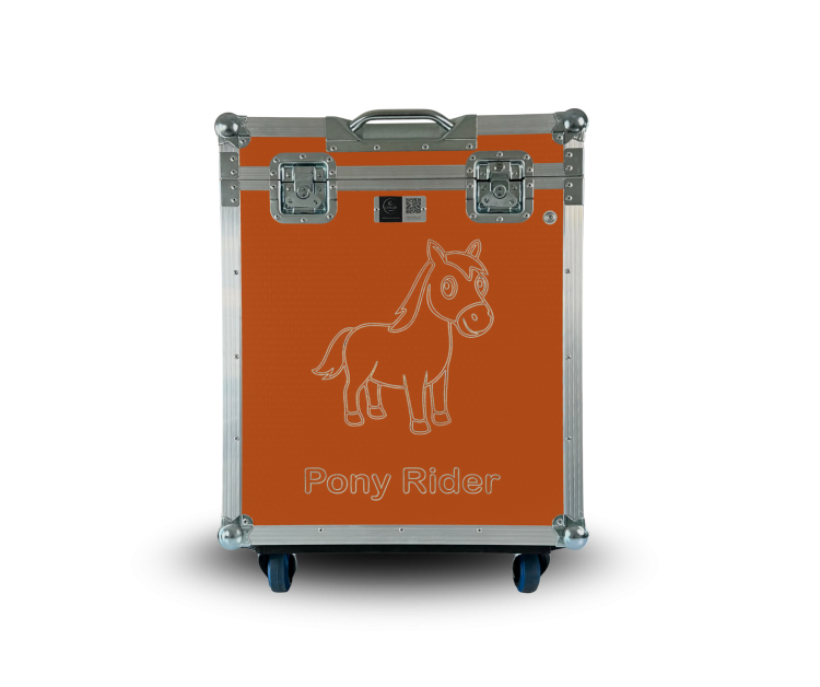 Paka jeździecka Pony Rider - Owocowy pomarańcz | Cavlux; Saddle box Pony Rider - Mango Twist | Cavlux; Sattelschrank Pony Rider - Mango-Orange | Cavlux