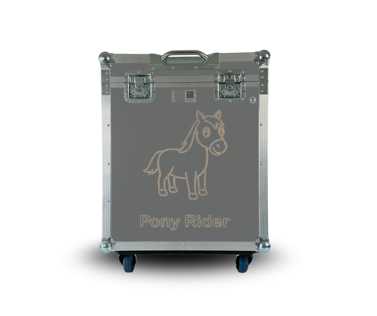 Paka jeździecka Pony Rider - Miękka szarość | Cavlux; Saddle box Pony Rider - Cloud Grey | Cavlux; Sattelschrank Pony Rider - Sanftes Grau | Cavlux