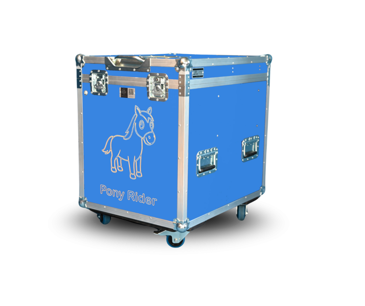 Paka jeździecka Pony Rider - Błękit nieba | Cavlux Saddle box Pony Rider - Blue Sky | Cavlux; Sattelschrank Pony Rider - Himmelblau | Cavlux