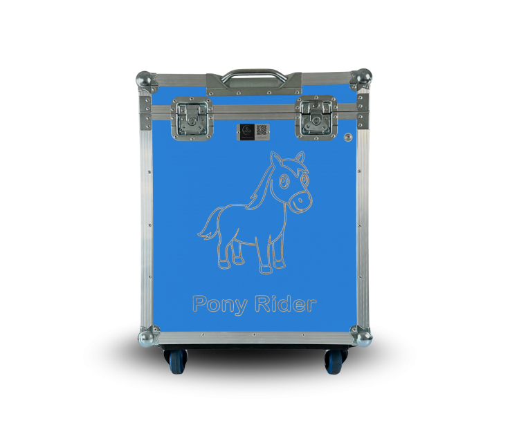 Paka jeździecka Pony Rider - Błękit nieba | Cavlux Saddle box Pony Rider - Blue Sky | Cavlux; Sattelschrank Pony Rider - Himmelblau | Cavlux