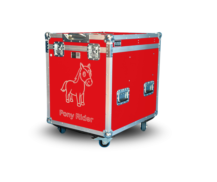 Paka jeździecka Pony Rider - Klasyczna czerwień | Cavlux; Saddle box Pony Rider - Cherry Red | Cavlux; Sattelschrank Pony Rider - Klassisches Rot | Cavlux