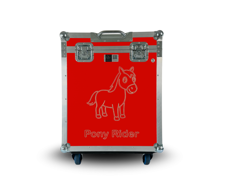 Paka jeździecka Pony Rider - Klasyczna czerwień | Cavlux; Saddle box Pony Rider - Cherry Red | Cavlux; Sattelschrank Pony Rider - Klassisches Rot | Cavlux