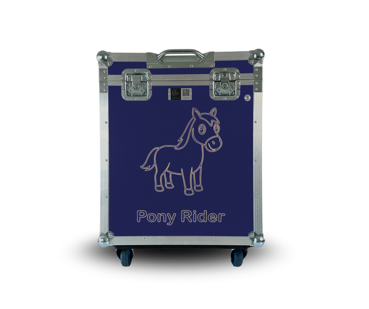 Paka jeździecka Pony Rider - Jagodowy fiolet | Cavlux; Saddle box Pony Rider - Berry Purple | Cavlux; Sattelschrank Pony Rider - Beerenviolett | Cavlux