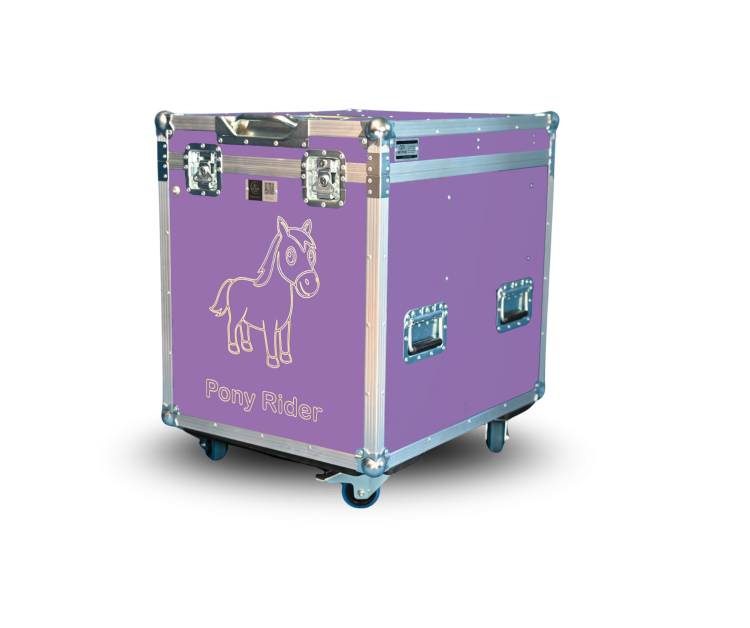 Paka jeździecka Pony Rider - Lawendowy fiolet | Cavlux;  Saddle box Pony Rider - Lavender Purple | Cavlux; Sattelschrank Pony Rider- Lavendelviolett | Cavlux