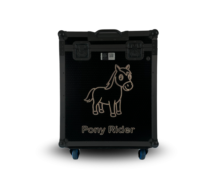 Paka jeździecka Pony Rider - Klasyczna czerń | Cavlux; Saddle box Pony Rider - Classic Black | Cavlux; Sattelschrank Pony Rider - Klassisches Schwarz | Cavlux