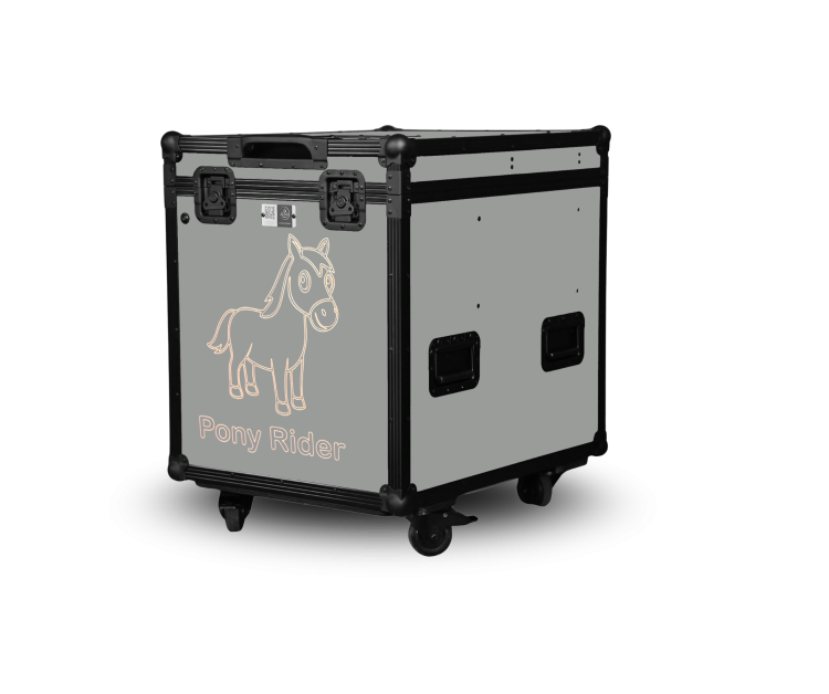 Paka jeździecka Pony Rider - Miękka szarość | Cavlux; Saddle box Pony Rider - Cloud Grey | Cavlux; Sattelschrank Pony Rider - Sanftes Grau | Cavlux