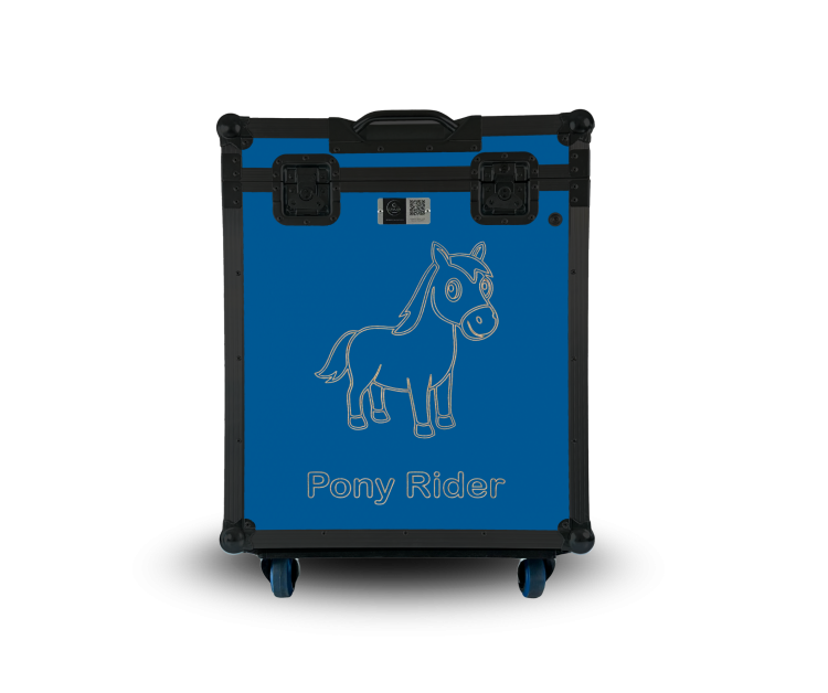 Paka jeździecka Pony Rider - Nasycony niebieski | Cavlux; Saddle box Pony Rider - Royal Blue | Cavlux; Sattelschrank Pony Rider - Königliches Blau | Cavlux