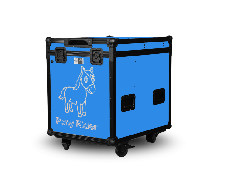 Paka jeździecka Pony Rider - Błękit nieba | Cavlux Saddle box Pony Rider - Blue Sky | Cavlux; Sattelschrank Pony Rider - Himmelblau | Cavlux