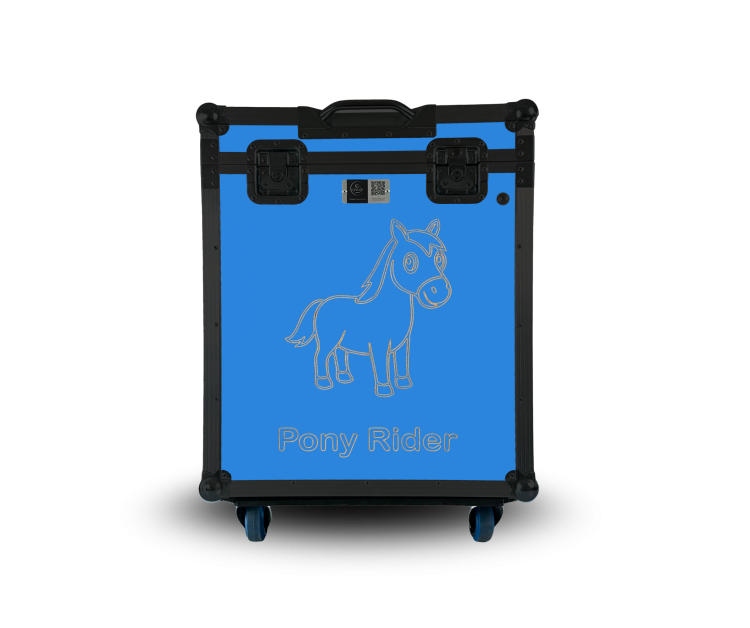 Paka jeździecka Pony Rider - Błękit nieba | Cavlux Saddle box Pony Rider - Blue Sky | Cavlux; Sattelschrank Pony Rider - Himmelblau | Cavlux