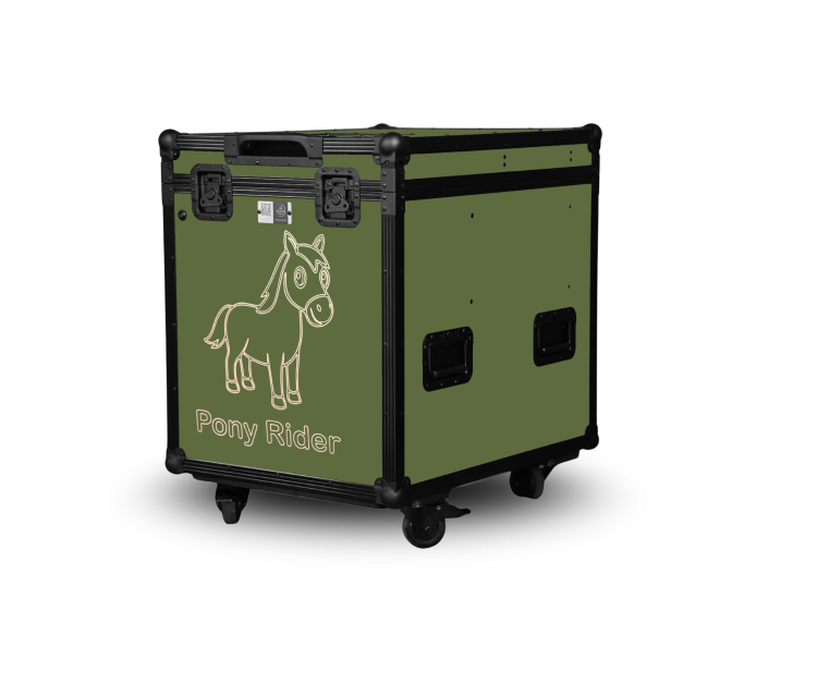 Paka jeździecka Pony Rider - Ciepła oliwka | Cavlux; Saddle box Pony Rider - Olive Dream | Cavlux; Sattelschrank Pony Rider - Warme Olive | Cavlux