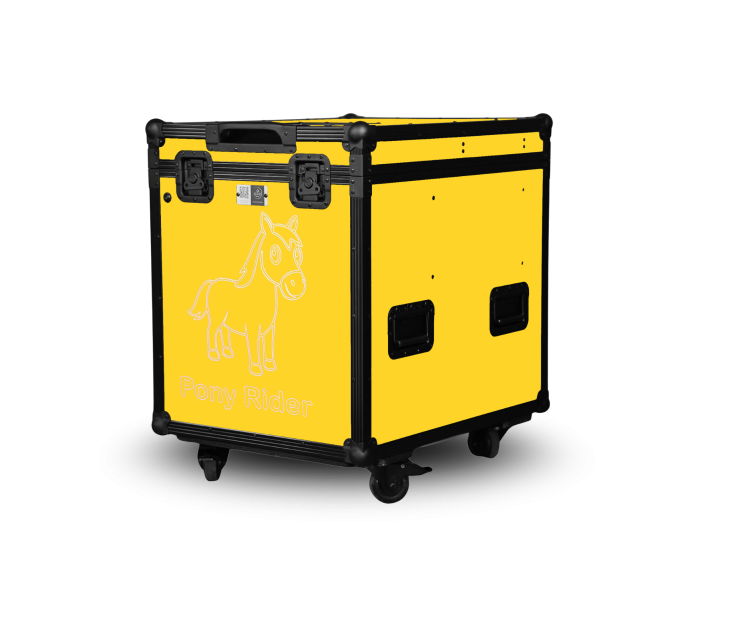 Paka jeździecka Pony Rider - Słoneczny żółty | Cavlux; Saddle box Pony Rider - Sunny Yellow | Cavlux; Sattelschrank Pony Rider - Sonnengelb | Cavlux