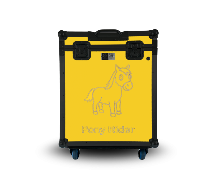 Paka jeździecka Pony Rider - Słoneczny żółty | Cavlux; Saddle box Pony Rider - Sunny Yellow | Cavlux; Sattelschrank Pony Rider - Sonnengelb | Cavlux