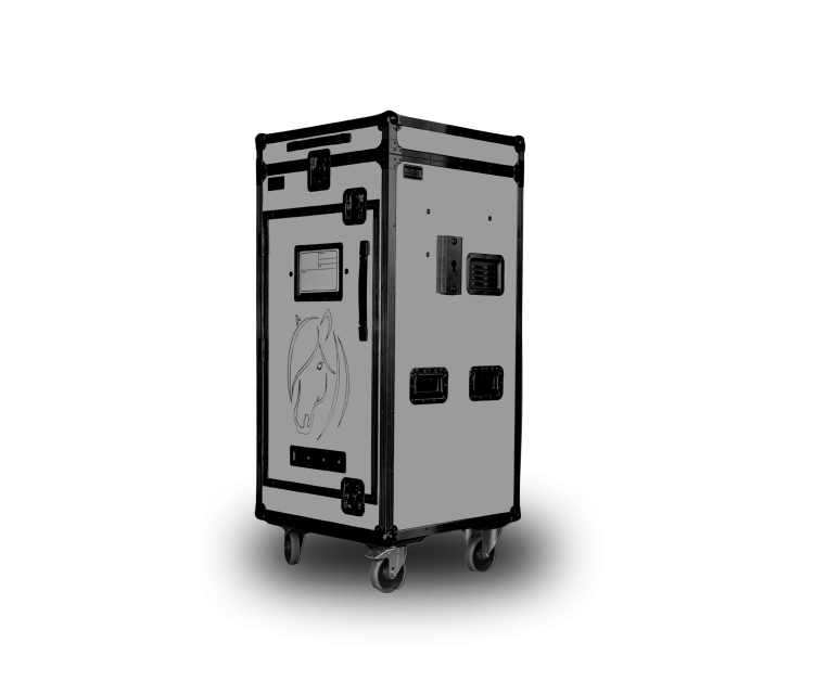 Paka jeździecka Junior Rider - Miękka szarość | Cavlux; Saddle box Junior Rider - Cloud Grey | Cavlux; Sattelschrank Junior Rider - Sanftes Grau | Cavlux