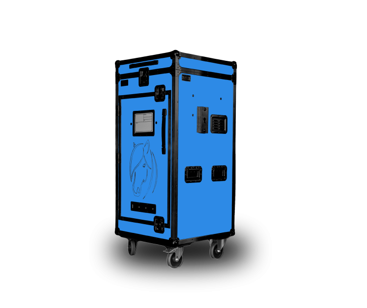 Paka jeździecka Junior Rider - Błękit nieba | Cavlux Saddle box Junior Rider - Blue Sky | Cavlux; Sattelschrank Junior Rider - Himmelblau | Cavlux