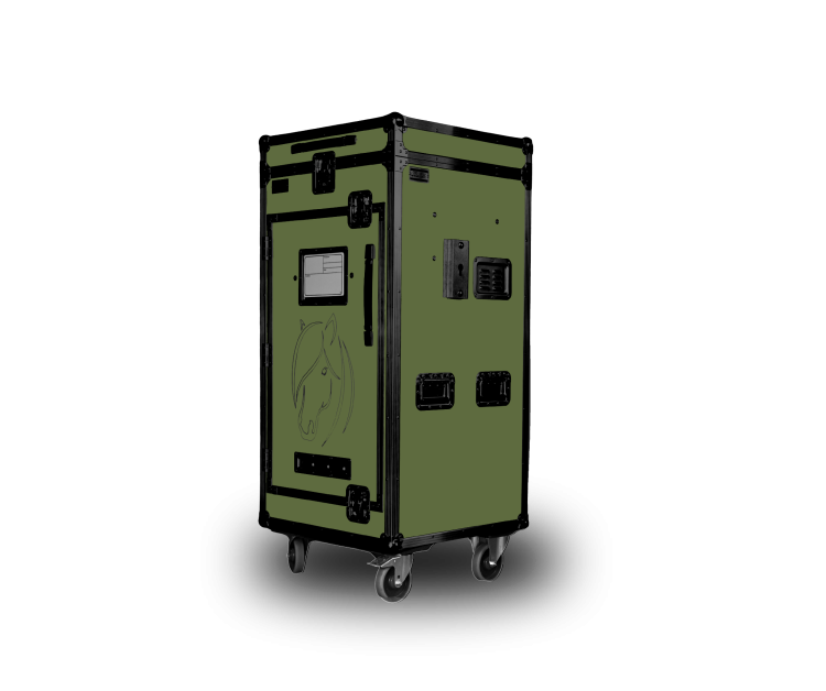 Paka jeździecka Junior Rider - Ciepła oliwka | Cavlux; Saddle box Junior Rider- Olive Dream | Cavlux; Sattelschrank Junior Rider - Warme Olive | Cavlux