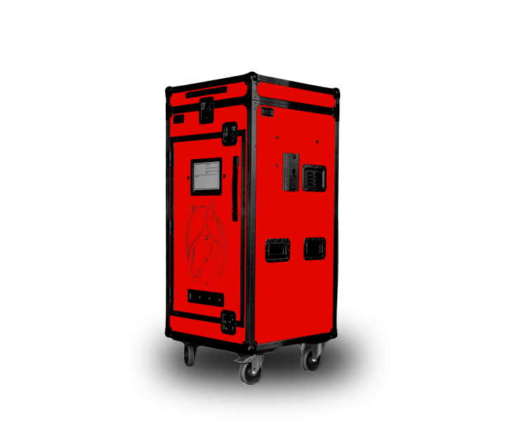 Paka jeździecka Junior Rider - Klasyczna czerwień | Cavlux; Saddle box Junior Rider - Cherry Red | Cavlux; Sattelschrank Junior Rider - Klassisches Rot | Cavlux