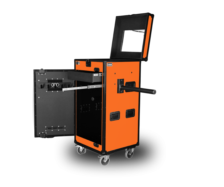 Paka jeździecka Junior Rider - Owocowy pomarańcz | Cavlux; Saddle box Junior Rider - Mango Twist | Cavlux; Sattelschrank Junior Rider - Mango-Orange | Cavlux