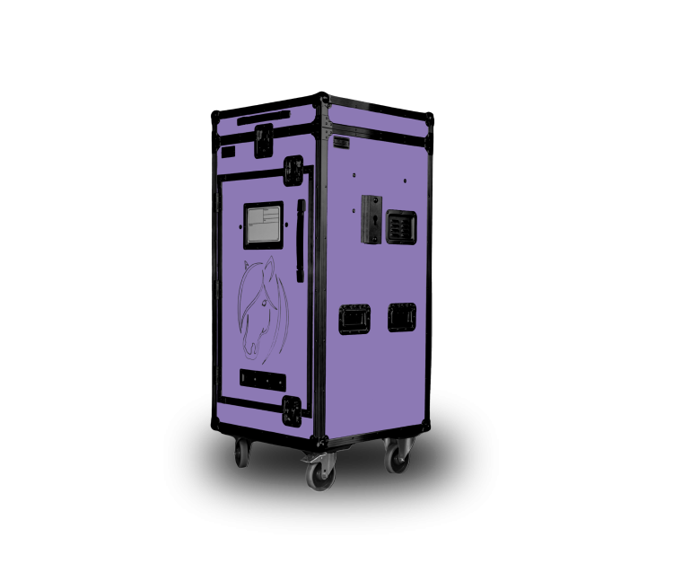 Paka jeździecka Junior Rider - Lawendowy fiolet | Cavlux;  Saddle box Junior Rider - Lavender Purple | Cavlux; Sattelschrank Junior Rider- Lavendelviolett | Cavlux